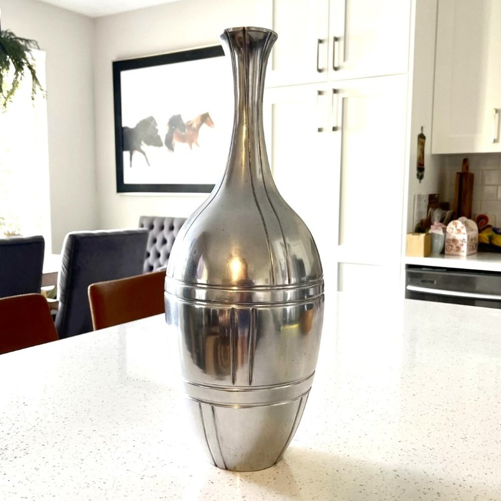 Aluminum  18" Vase
